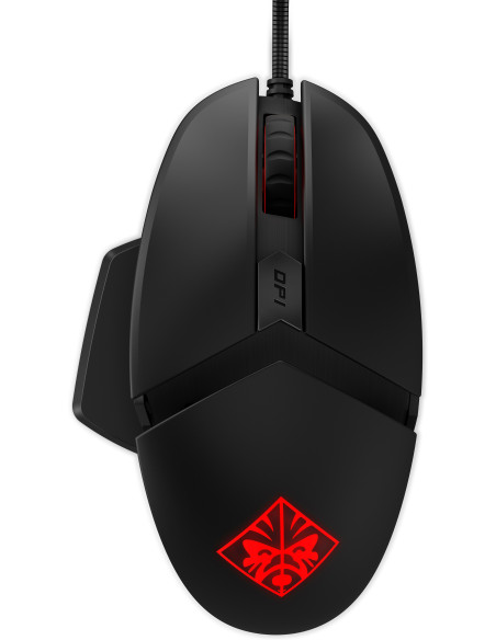2VP02AA,HP OMEN Reactor Mouse, Culoare Black, Dimensiuni (W x D x H) 4.16 x 8 x 12.25 cm, Negru