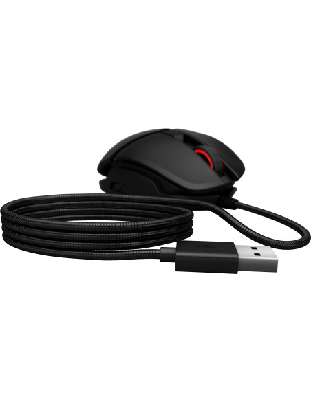 2VP02AA,HP OMEN Reactor Mouse, Culoare Black, Dimensiuni (W x D x H) 4.16 x 8 x 12.25 cm, Negru