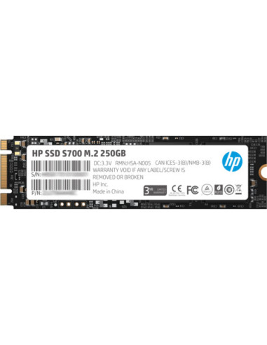 2LU79AA#ABB,Ssd hp s700, 250gb, m.2 2280
