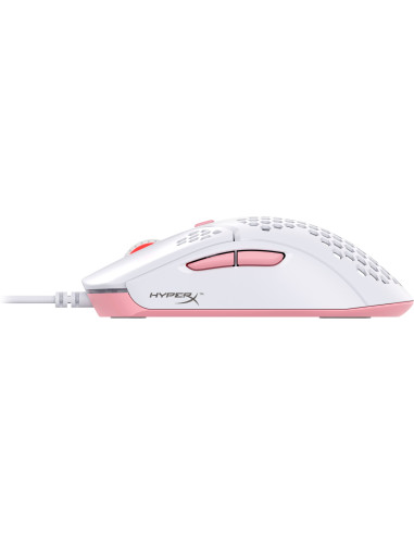 4P5E4AA,Mouse HP HYPERX Pulsefire Haste, wireless, alb-roz