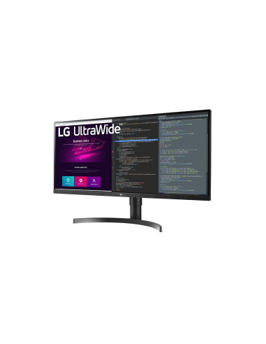Monitor 34" LG 34WN750-B, IPS, QHD 3440*1440, 75 Hz, 21 9, 300 cd mp, 1000 1, 178 178, 5 ms, 2* HDMI, 2* USB, DP, headphone out,