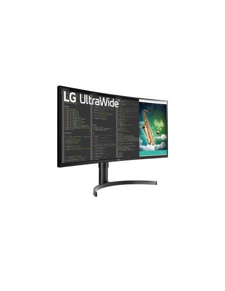 Monitor 35" LG 35WN75C-B, curbat, VA, QHD 3440*1440, 21 9, 300 cd mp, 2500 1, 5 ms, 178 178, anti-glare, 2*HDMI, DP, USB-C, 2* U