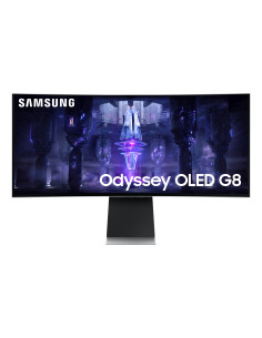 MONITOR Smart Samsung LS34BG850SUXEN 32 inch, OS  Tizen, Panel Type  OLED, Resolution  3,440 x 1,440, Aspect Ratio  21 9, Refres