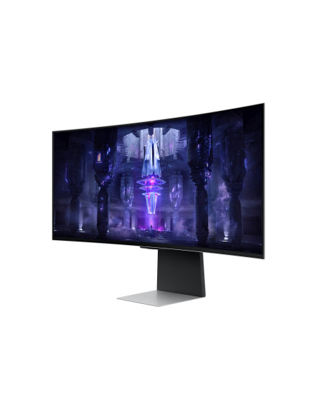 MONITOR Smart Samsung LS34BG850SUXEN 32 inch, OS  Tizen, Panel Type  OLED, Resolution  3,440 x 1,440, Aspect Ratio  21 9, Refres
