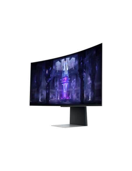 MONITOR Smart Samsung LS34BG850SUXEN 32 inch, OS  Tizen, Panel Type  OLED, Resolution  3,440 x 1,440, Aspect Ratio  21 9, Refres
