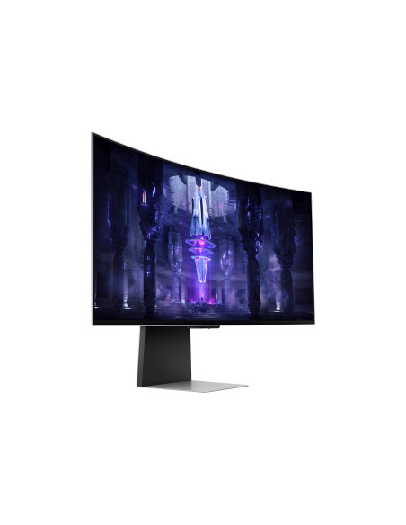 MONITOR Smart Samsung LS34BG850SUXEN 32 inch, OS  Tizen, Panel Type  OLED, Resolution  3,440 x 1,440, Aspect Ratio  21 9, Refres