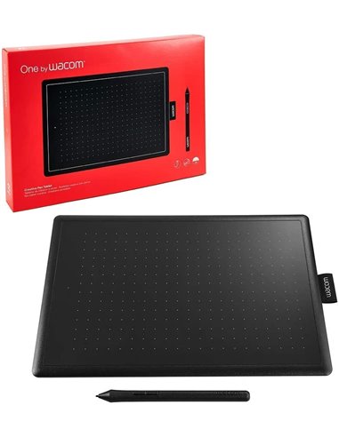 Tableta grafica One by Wacom 2 Small, dimensiune 210x146x8.7mm, suprafata activa 152x95mm, rezolutie 2540 lpi, nivele de presiun