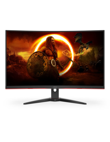 Monitor 31.5" AOC CQ32G2SE BK, Curved 1500R, Gaming, QHD 2560*1440, 165 Hz, 1 ms, VA, WLED, Flicker free, Free sync Premium, 16 
