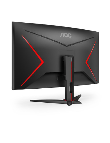 Monitor 31.5" AOC CQ32G2SE BK, Curved 1500R, Gaming, QHD 2560*1440, 165 Hz, 1 ms, VA, WLED, Flicker free, Free sync Premium, 16 