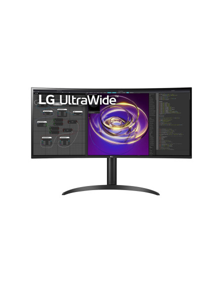 Monitor 34" LG 34WP85CN-B, QHD 3440*1440, IPS, 21 9, 300 cd  mp, 1000 1, 5 ms GTG  1 ms MBR, 178  178, curbat, HDR 10, Flicker s