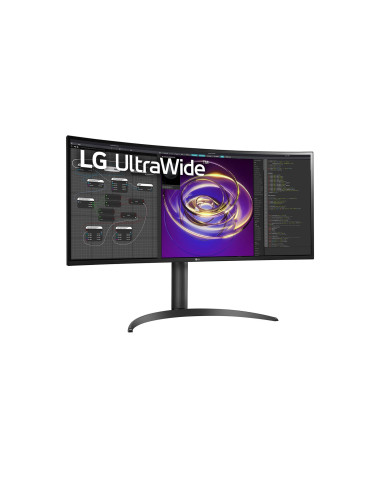 Monitor 34" LG 34WP85CN-B, QHD 3440*1440, IPS, 21 9, 300 cd  mp, 1000 1, 5 ms GTG  1 ms MBR, 178  178, curbat, HDR 10, Flicker s