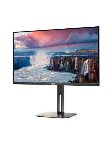 MONITOR AOC 24V5C BK 23.8 inch, Panel Type  IPS, Backlight  WLED, Resolution  1920 x 1080, Aspect Ratio  16 9,  Refresh Rate 75H
