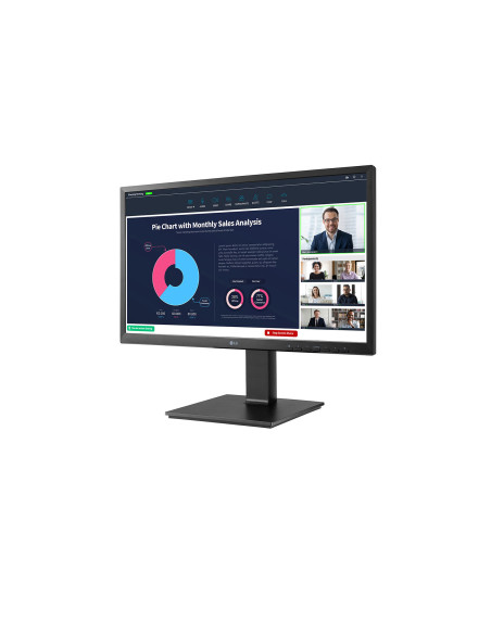 Monitor 23.8" LG 24BP750C-B, FHD 1920* 1080, 16 9, IPS, 250 cd  mp, 1000 1, 178  178, 5 ms, Flicker safe, Camera, HDMI, DP, USB-