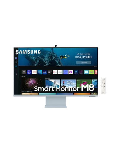 Monitor 32" Samsung LS32BM80BUUXEN, VA, 4K 3840* 2160, 16 9, 400 cd  mp, 60 Hz, 4 ms, 3.000 1, 178  178, Micro-HDMI, USB, USB-C,