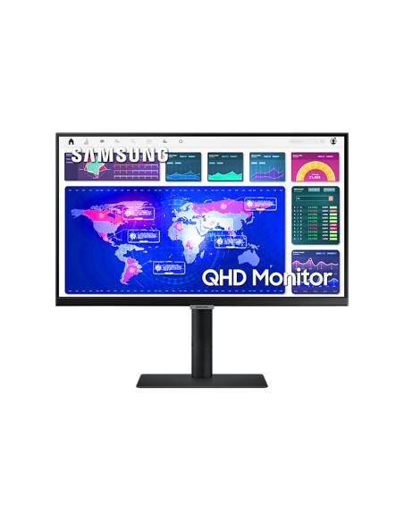 Monitor 24" SAMSUNG LS24A600NWUXEN, IPS, QHD 2560*1440, 5 ms, 300 cd  mp, 1000 1, 16 9, 178 178, HDMI, DP, VESA 100*100, culoare