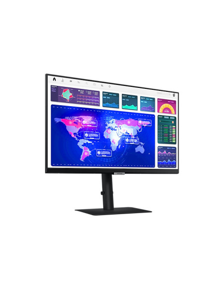 Monitor 24" SAMSUNG LS24A600NWUXEN, IPS, QHD 2560*1440, 5 ms, 300 cd  mp, 1000 1, 16 9, 178 178, HDMI, DP, VESA 100*100, culoare