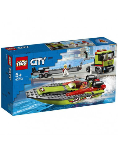 Lego City Transportor De Barca De Curse 60254,60254