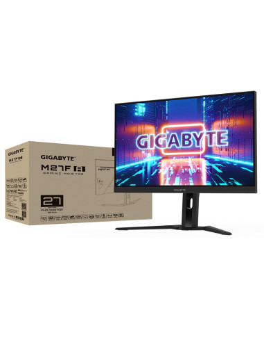 Gigabyte monitor gaming 27"SS IPS, 1920 x 1080 Full HD, brightness 400 cd m², aspect ratio  16 9, response time  1ms, contrast r