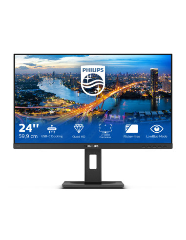 MONITOR Philips 246B1 23.8 inch, Panel Type  IPS, Backlight  WLED, Resolution  2560 x 1440, Aspect Ratio  16 9,  Refresh Rate 75