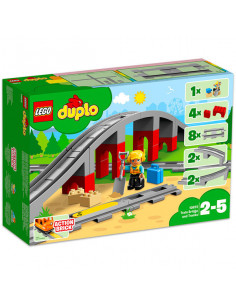 Lego Duplo: Pod Și Șine De Cale Ferată 10872