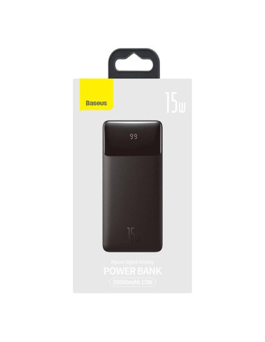 POWER BANK Baseus Bipow Digital Display, 20000mAh, PD 15W, 2 x