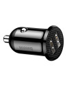 Incarcator auto Baseus Grain Pro, Negru,CCALLP-01