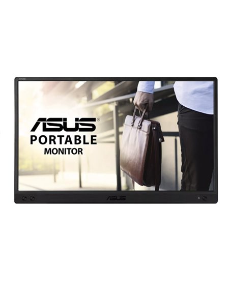 Monitor 15.6" ASUS MB16AP, ZenScreen, Portable Monitor, IPS, FHD 1920*1080, 16:9, 178/178, 220 cd/m2, 800:1, Flicker free, Low B