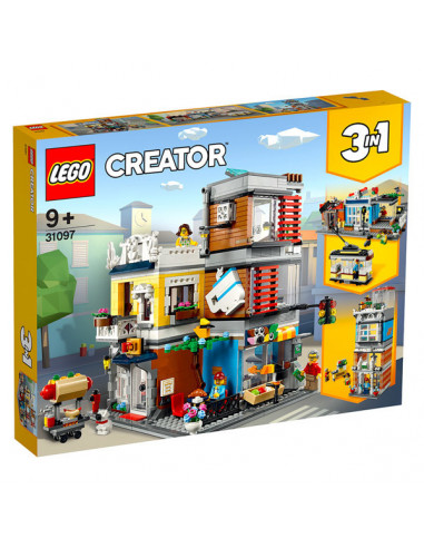 Lego Creator Magazin De Animale Si Cafenea De Oras 31097,31097