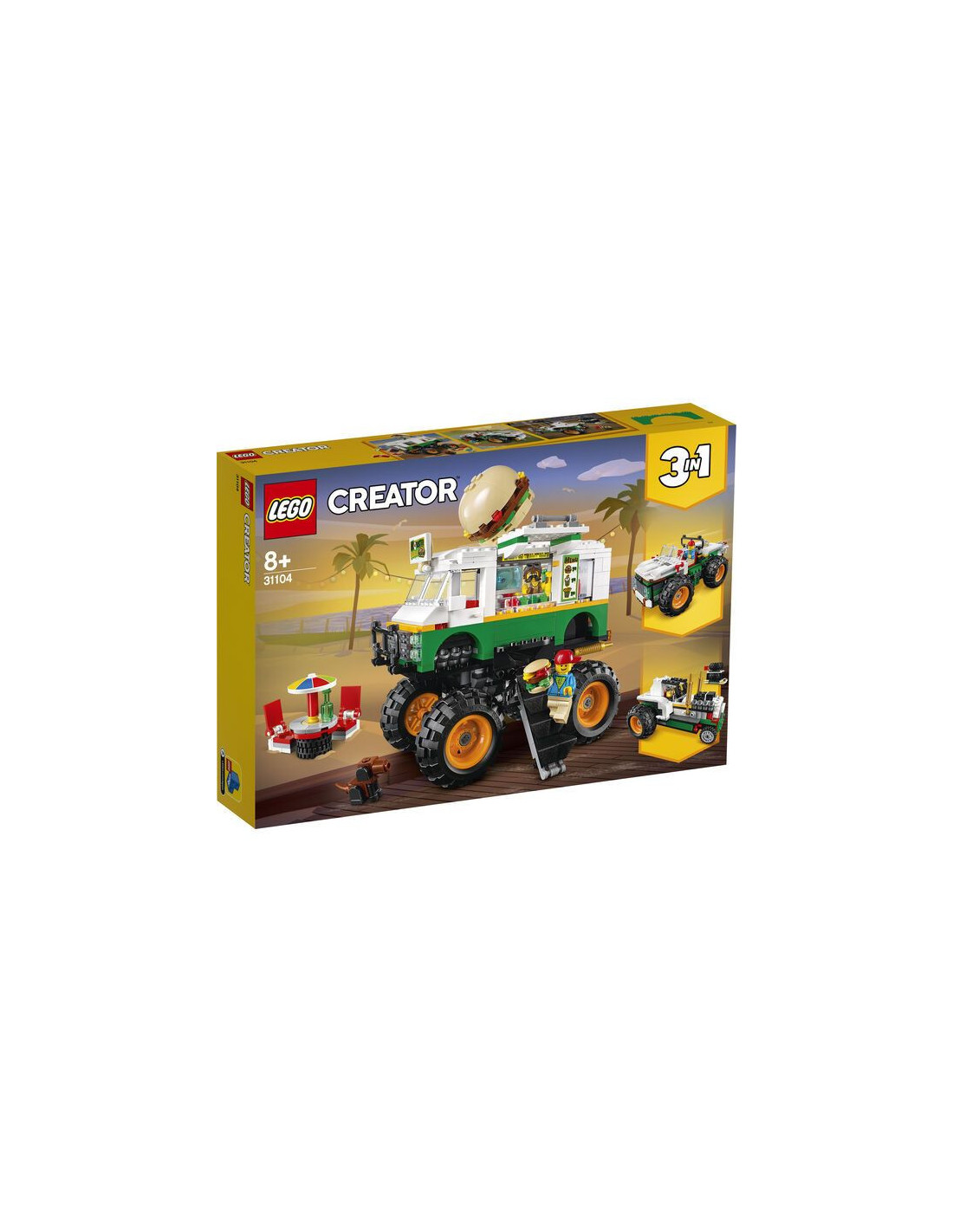 Lego Creator In Camion Gigant Cu Burger Roua Ro