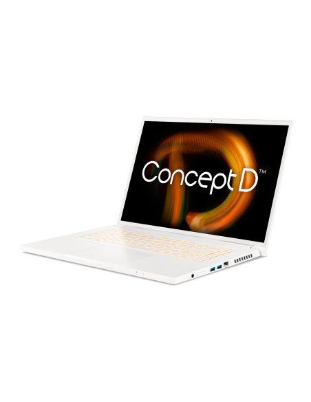 NX.C6TEX.004,Laptop Acer ConceptD 3 CN316-73G, 16" WUXGA, IPS, 60 Hz, Intel Core i7-11800H, Alb