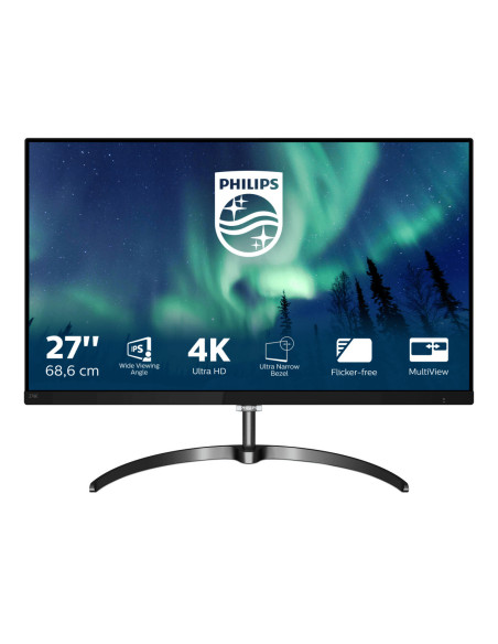 Monitor 27" PHILIPS 276E8VJSB, IPS, WLED, antireflex 3H, 16 9, 4K UHD3840*2160, 60 Hz, 5 ms, 350 cd mp, 1000 1  20M 1, 178 178,