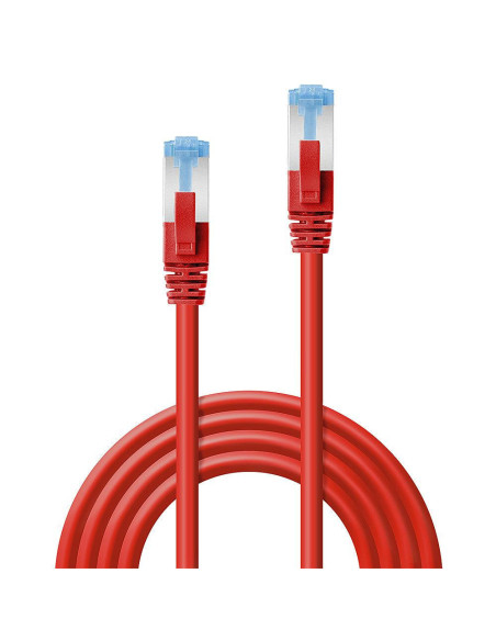 Cablu Lindy 1m Cat.6A S/FTP LSZH Network Cable, Red RJ45, M/M