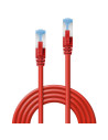 Cablu Lindy 1m Cat.6A S/FTP LSZH Network Cable, Red RJ45, M/M