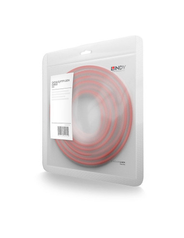 Cablu Lindy 1m Cat.6A S/FTP LSZH Network Cable, Red RJ45, M/M