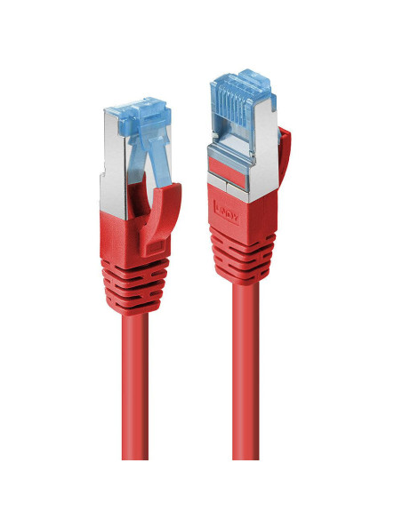 Cablu Lindy 1m Cat.6A S/FTP LSZH Network Cable, Red RJ45, M/M