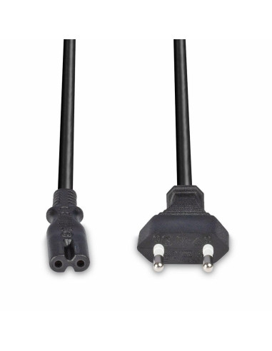 Cablu alimentare Lindy Euro C8 - IEC C7, 5m, negru Description
