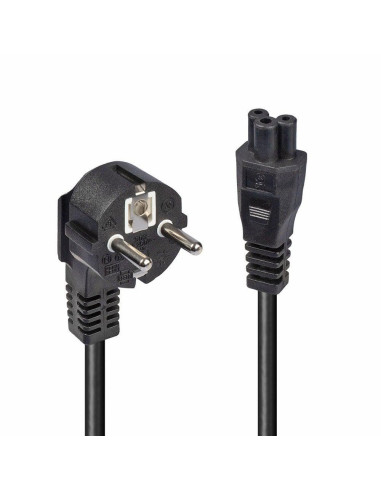 Cablu alimentare schuko Lindy IEC C5, 2m, negru Description