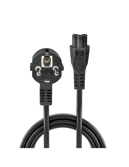 Cablu alimentare schuko Lindy IEC C5, 2m, negru Description