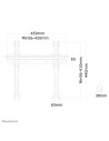Suport TV de perete, Neomounts by Newstar PLASMA-W040BLACK
