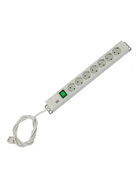 Bachmann IT PDU 7x prize Schuko, 1x Switch, 2-pole