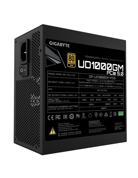 Sursa Gigabyte UD1000GM, 1000W, 80PLUS Gold, Eff. 90,