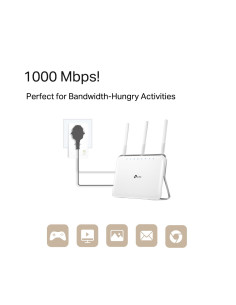 TP-Link Kit Powerline Gigabit Passthrough, HomePlug AV2,IEEE 1901, IEEE 802.3, IEEE 802.3u, IEEE 802.3ab, Gigabit Ethernet Port 2