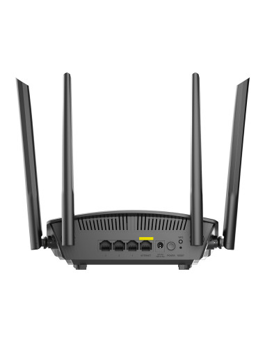 D-Link AX1500 Wi-Fi Router, DIR-X1550, Dual-Band, Wifi-6, Wireless Speed 1200Mbps 5Ghz + 300Mbps 2.4Ghz, 4 antene fixe, Wi-Fi 6