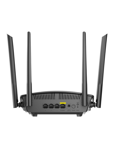D-Link AX1500 Wi-Fi Router, DIR-X1550, Dual-Band, Wifi-6, Wireless Speed 1200Mbps 5Ghz + 300Mbps 2.4Ghz, 4 antene fixe, Wi-Fi 6