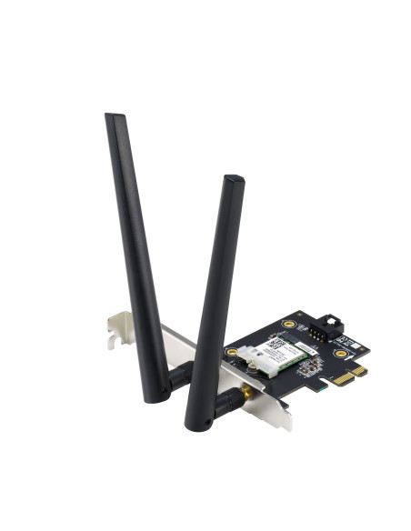 ASUS PCE-AX1800 Wifi AX1800 Bluetooth 5.2 PCIe adapter, WI-FI 6, WPA3, OFDMA. MU-MIMO, Standarde retea  WiFi 6 (802.11ax), Vitez