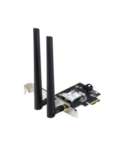 ASUS PCE-AX1800 Wifi AX1800 Bluetooth 5.2 PCIe adapter, WI-FI 6, WPA3, OFDMA. MU-MIMO, Standarde retea  WiFi 6 (802.11ax), Vitez 2