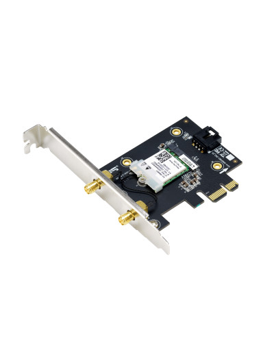 ASUS PCE-AX1800 Wifi AX1800 Bluetooth 5.2 PCIe adapter, WI-FI 6, WPA3, OFDMA. MU-MIMO, Standarde retea  WiFi 6 (802.11ax), Vitez