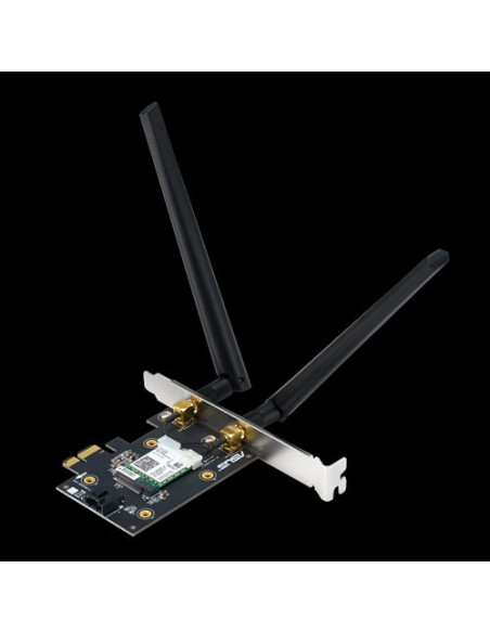 ASUS PCE-AX3000 Wifi AX3000 Bluetooth 5.0 PCIe adapter, WI-FI 6, WPA3, OFDMA. MU-MIMO, Standarde retea  WiFi 6 (802.11ax), Vitez