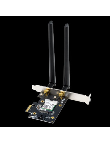 ASUS PCE-AX3000 Wifi AX3000 Bluetooth 5.0 PCIe adapter, WI-FI 6, WPA3, OFDMA. MU-MIMO, Standarde retea  WiFi 6 (802.11ax), Vitez