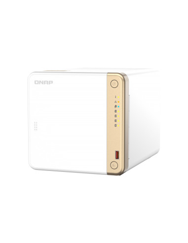 NAS QNAP 462 4-Bay, CPU Intel Celeron N5105 N5095 4-core 4-thread Processor, RAM 2GB DDR4 SODIMM (1 x 2GB), max. 16GB (2 DIMMs),